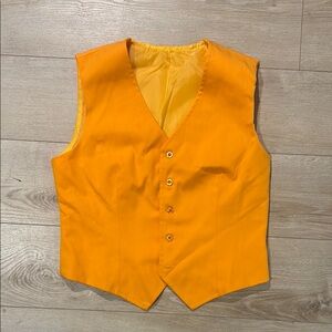 Vibrant Orange Women's Suit Vest